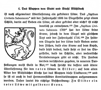 Wappen_Mühlbach_Blasonierung_Arz_v_Straußenburg_1938
